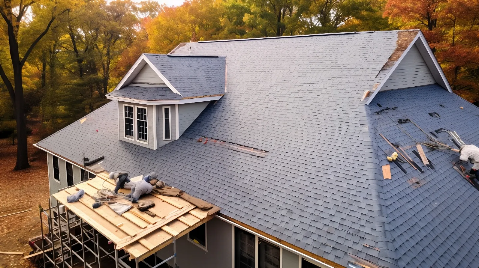 Experienced Character Exteriors team providing reliable roofing solutions in Schoolcraft