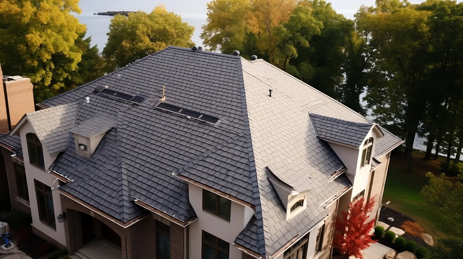 Professional roof installation in Portage MI with asphalt shingles